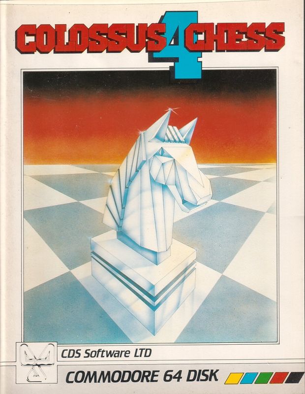 Colossus Chess box art for Commodore 64